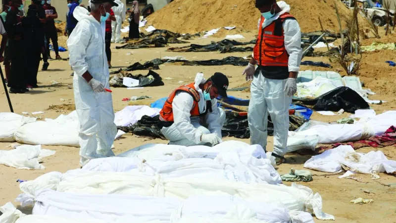 جرائم «المقابر الجماعية» تتكشف في غزة