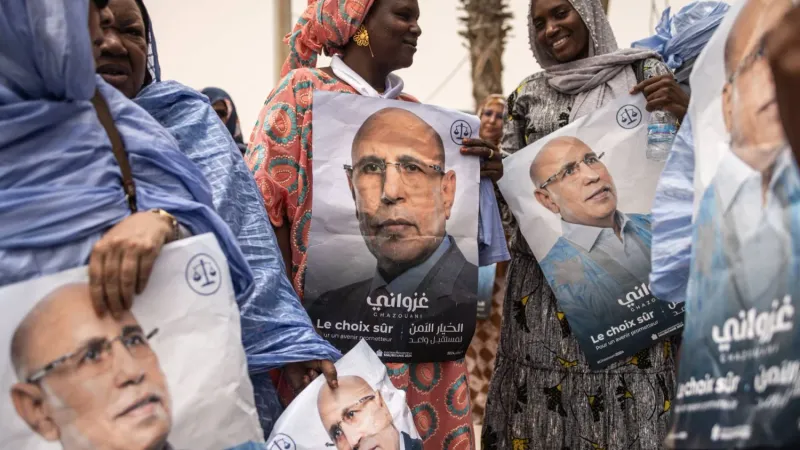 إعادة انتخاب الغزواني رئيساً لموريتانيا في الدورة الأولى