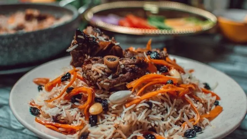 الأرز الأفغاني باللحم