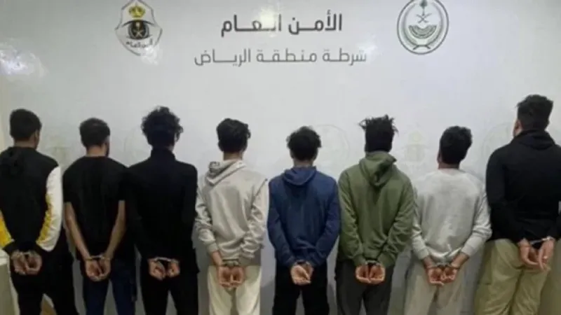 ‏القبض على 8 مقيمين سرقوا مركبتين ونفذوا جرائم سطو وسلب في الرياض .. والكشف عن جنسياتهم!