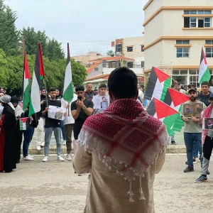 فعاليات طلابية في الجامعات اللبنانية دعماً لغزة