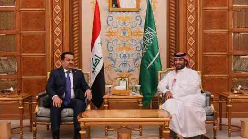 السوداني يبحث مع بن سلمان توطيد العلاقات العراقية - السعودية والحرب في غزة