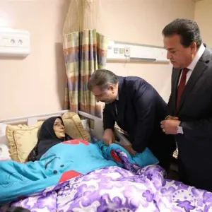 وزير الصحة ونظيره التركى يتفقدان الجرحى والأطفال الفلسطينيين بالمستشفيات المصرية (صور)