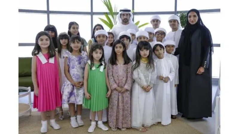 بالفيديو| حمدان بن محمد يلتقي مجموعة من الأطفال المواطنين شاركوا في تنظيف فرجان دبي عقب الحالة الجوية الاستثنائية