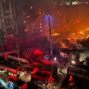 تحقيقات حريق استوديو الأهرام: طاقم مسلسل المعلم انصرف قبل اندلاع النيران بـ30 دقيقة