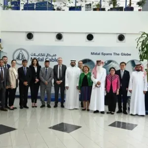 خلال الزيارة التي قامت بها وزارة الصناعة والتجارة وغرفة تجارة وصناعة البحرين إلى مصنع "ميدال للكابلات": تعزيز التعاون وتوسيع آفاق الإنتاج مع العديد من الدول الصديقة
