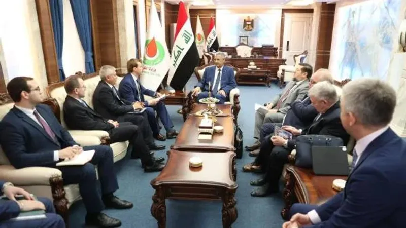 العراق يبحث آفاق التعاون مع «غاز بروم» الروسية