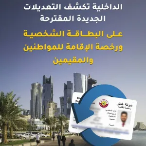 #فيديو_الشرق |  الداخلية تكشف التعديلات الجديدة المقترحة على البطاقة الشخصية ورخصة الإقامة للمواطنين والمقيمين  #صحيفة_الشرق_قطر #قطر