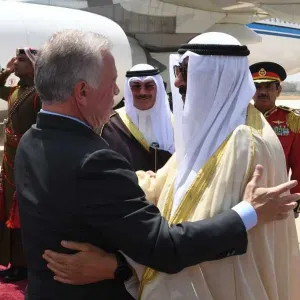 سمو الأمير يغادر عمان بعد زيارة دولة إلى الأردن