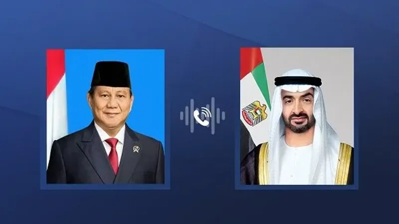هاتفياً.. رئيس الدولة يبحث العلاقات الثنائية مع وزير الدفاع الإندونيسي المرشح الرئاسي