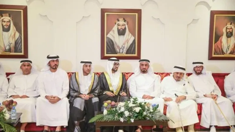سيف بن زايد يشهد حفل زفاف خليفة ناصر البدور