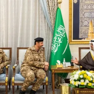 سعود بن مشعل يستقبل مدير عام المجاهدين