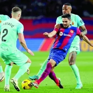 برشلونة في وضع مثالي للثأر من جيرونا بالدوري الأسباني