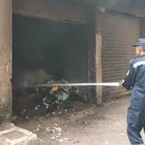 جهاز تكييف وراء اندلاع حريق بمحل مأكولات فى البدرشين