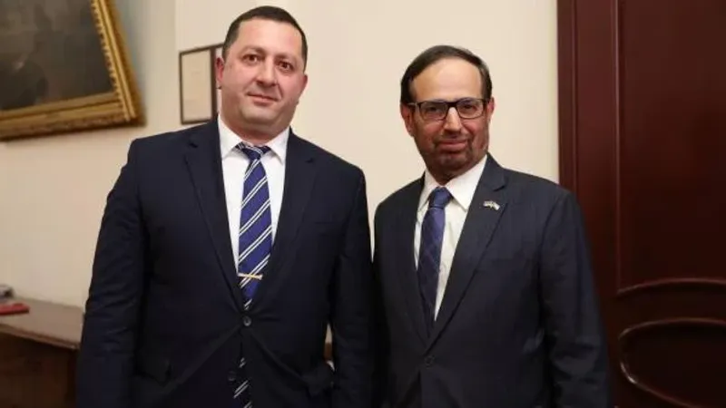 علي راشد النعيمي يلتقي رئيس «جامعة يريفان» الحكومية