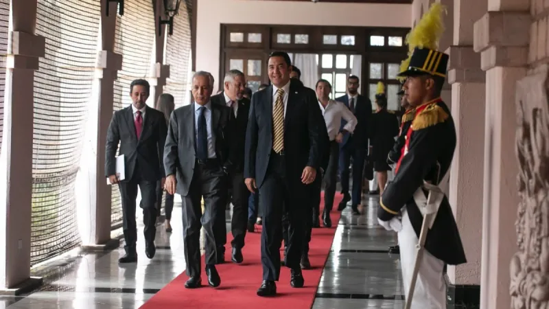وزير الدولة للشؤون الخارجية يجتمع مع السكرتير الخاص للرئاسة في هندوراس