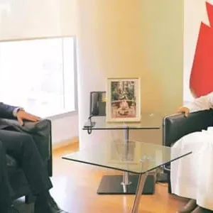 سلام عرض مع وزير النفط البحريني لسبل التعاون في القطاع النفط