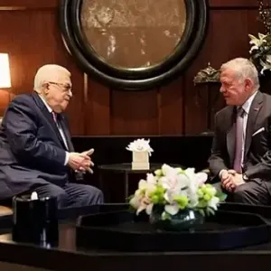 ملك الأردن والرئيس يبحثان التطوّرات في غزة
