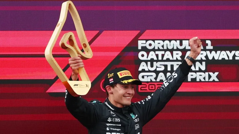 اصطدام فرستابن ونوريس يمنح راسل لقب سباق النمسا لـ«الفورمولا-1»