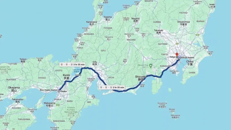 اليابان تسعى لبناء حزام نقل بضائق بطول 500 كيلومتر