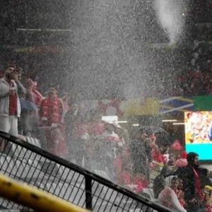 الأمطار تضرب ملعب مباراة تركيا وجورجيا في يورو 2024 (فيديو)