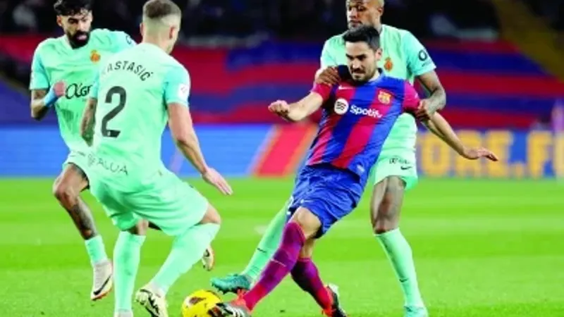 برشلونة في وضع مثالي للثأر من جيرونا بالدوري الأسباني