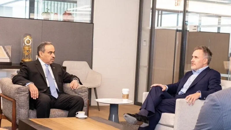 وزير المالية يجتمع مع الرئيس التنفيذي لبنك نيويورك ميلون