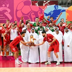 العربي يحرز لقب كأس قطر لكرة اليد على حساب الدحيل