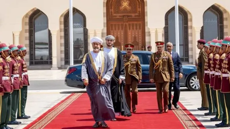 بالصور.. جلالة السلطان يتوجه إلى الأردن