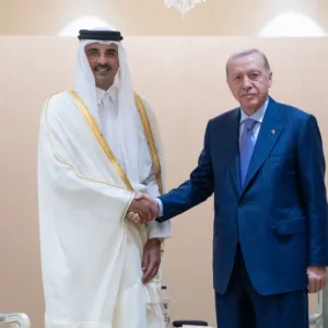 سمو الأمير يلتقي رئيس تركيا