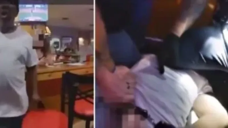 "واقعة فلويد تتكرر" .. شاهد : لقطات مروعة لشرطي أميركي يضع ركبته على عنق رجل أسود ويفارق الحياة