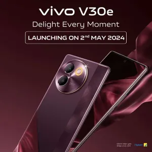 vivo تحدد يوم 2 من مايو للإعلان الرسمي عن هاتف vivo V30e