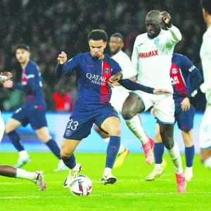 سان جرمان يفشل في حسم لقب الدوري الفرنسي على أرضه