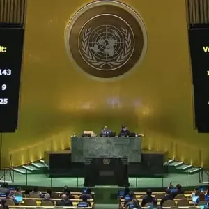 الجمعية العامة للأمم المتحدة تصوت لصالح مشروع قرار يدعم طلب فلسطين للحصول على عضوية كاملة