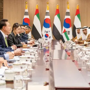 رئيس الدولة والرئيس الكوري: نعمل من أجل السلام والازدهار