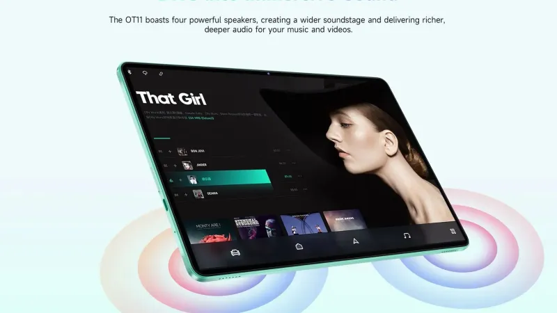 الإعلان عن Oukitel OT11… جهاز لوحي جديد مزود بـ Widevine L1 وبطاقتي SIM وشاشة مقاس 11 بوصة
