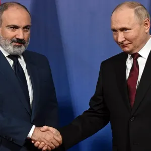 أرمينيا: بوتين هنأ باشينيان بعيد ميلاده