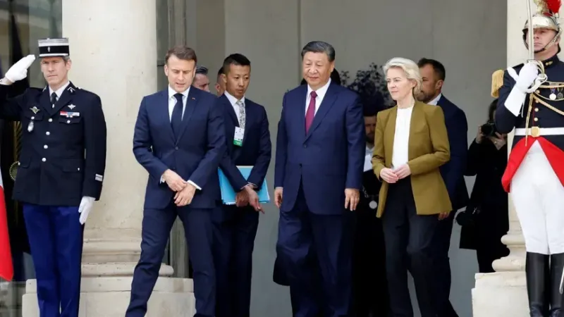 شي في باريس.. تأكيد صيني على التعاون مع أوروبا وماكرون يدعو لتنسيق في "الأزمات الكبرى"