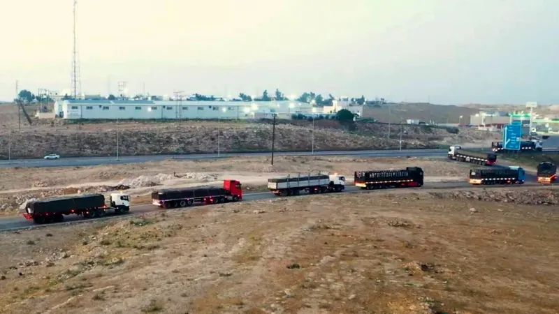 الأردن يسيّر 100 شاحنة مساعدات في ثاني أيام العيد إلى غزة