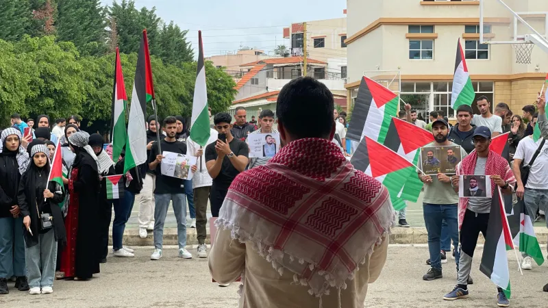 فعاليات طلابية في الجامعات اللبنانية دعماً لغزة