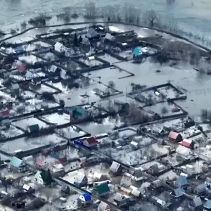 فيديو. 
            
    			الفيضانات تتسبب بدمار كبير في منطقة كورغان الروسية
