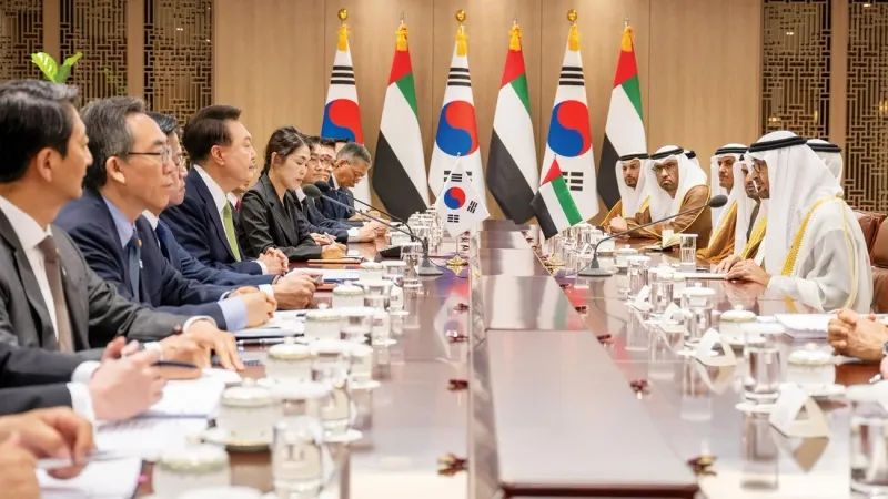 رئيس الدولة والرئيس الكوري: نعمل من أجل السلام والازدهار