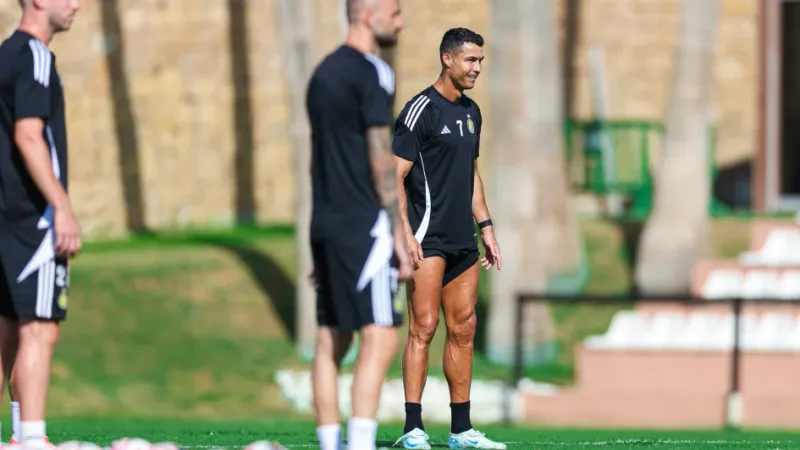 كريستيانو رونالدو يغيب عن تجربة النصر وألميريا