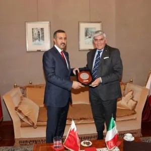 وكيل وزارة الخارجية للشؤون السياسية يلتقي مع رئيس الجمعية الإيطالية للمنظمة الدولية