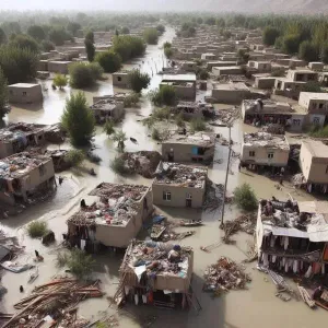 فيديوهات مرعبة.. ارتفاع عدد قتلى الفيضانات في أفغانستان إلى 315