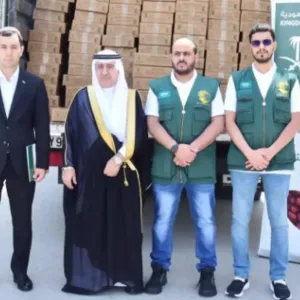 مركز الملك سلمان للإغاثة يسلّم 25 طنًا من التمور هدية المملكة لتركمانستان