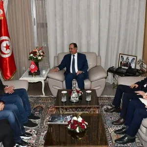 وزير الداخلية  يلتقي وفد  النقابة الوطنية للصحفيين التونسيين