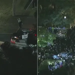 شرطة لوس أنجلوس تدخل حرم جامعة #كاليفورنيا لفض اعتصام الطلبة المحتجين  #العربية