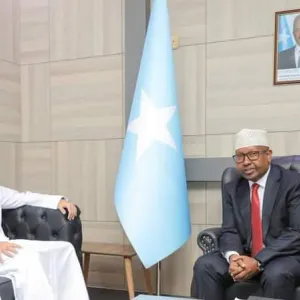 وزير الشؤون الخارجية والتعاون الدولي الصومالي يجتمع مع سفير دولة قطر