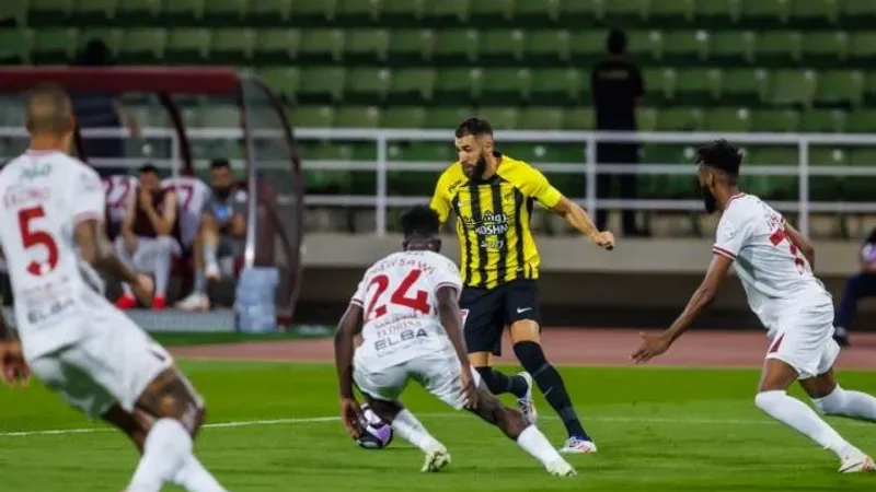 بنزيما: لا أستطيع أن أعد جماهير الاتحاد بالفوز في كل شيء.. وسنقاتل بجميع المباريات